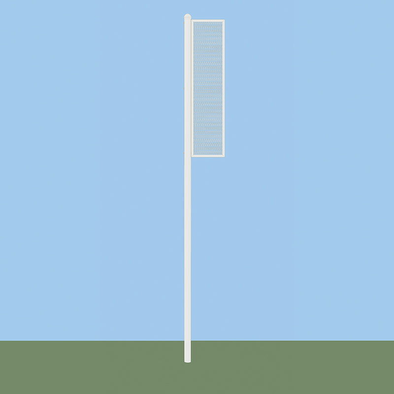 Jaypro Foul Poles - 15 ft. - Softball (Collegiate) (Semi-Permanent)