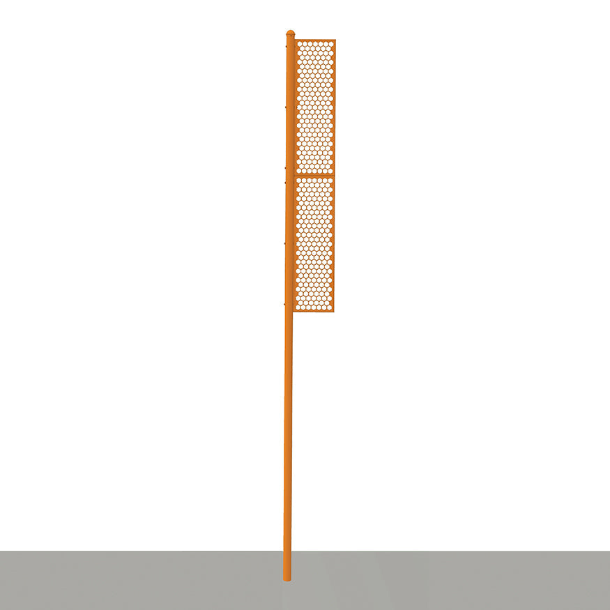 Jaypro Foul Poles - 20 ft. - Softball (Professional) (Semi-Permanent) Jaypro
