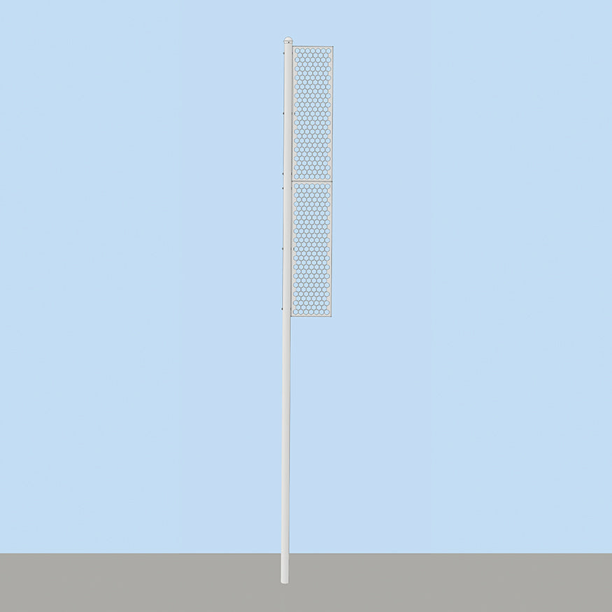 Jaypro Foul Poles - 20 ft. - Softball (Professional) (Semi-Permanent) Jaypro