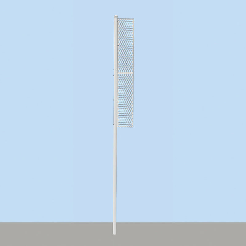 Jaypro Foul Poles - 20 ft. - Softball (Professional) (Semi-Permanent) Jaypro