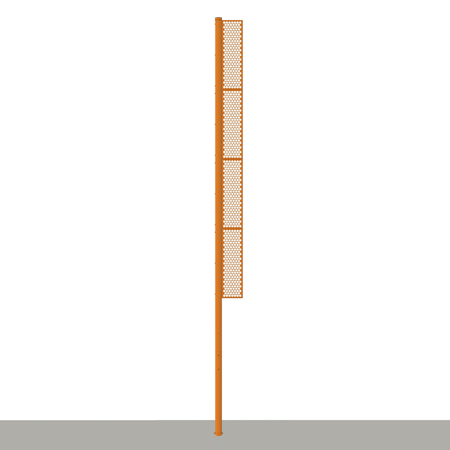 Jaypro Foul Poles - 30 ft. - Softball (Professional) (Semi-Permanent) Jaypro