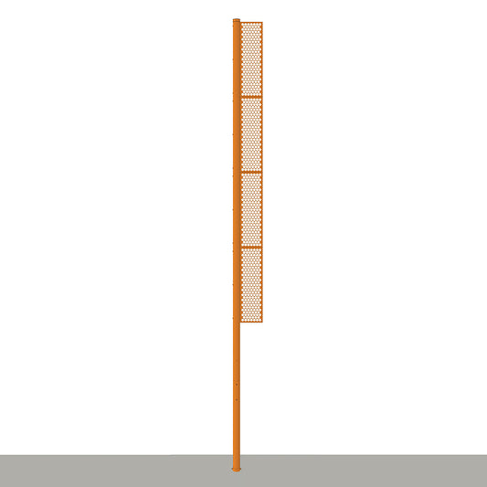 Jaypro Foul Poles - 30 ft. - Softball (Professional) (Semi-Permanent) Jaypro