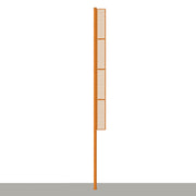 Jaypro Foul Poles - 30 ft. - Softball (Professional) (Surface Mount) Jaypro