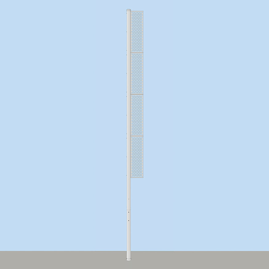 Jaypro Foul Poles - 30 ft. - Softball (Professional) (Semi-Permanent) Jaypro