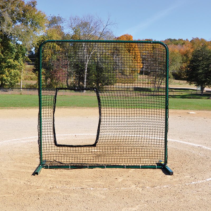 Jaypro Pitcher 's Screen - (7 ft. x 7 ft.) - Softball