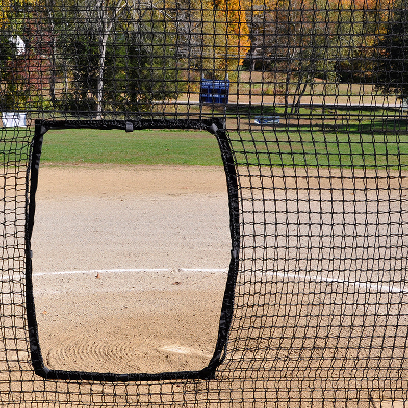 Jaypro Pitcher 's Screen Replacement Net (7 ft. x 7 ft.) - Softball  (Black)