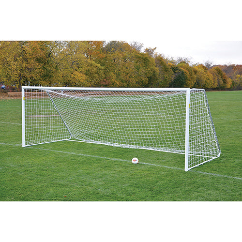 Jaypro Soccer Goal Replacement Nets (5-1/2 in. Sq. - 4mm Braided) - Classic Official Goals (8 ft.H x 24 ft.W x 4 ft.B x 10 ft.D)