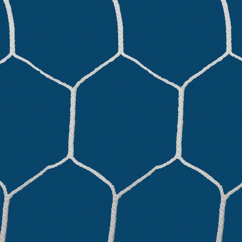 Jaypro Soccer Goal Replacement Nets (Box Net - 5 1/2 in. Hex - 5mm Mesh) - World Classic Goal (8 ft.H x 24 ft.W x 6 ft.B x 6 ft.D) (White) Jaypro