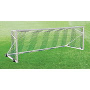 Jaypro Soccer Goals - Nova  Premier  Goal Package (8 ft.H x 24 ft.W x 4 ft.B x 10 ft.D) - ASTM Compliant  (Black/White) Jaypro