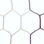 Jaypro Soccer Goals - Nova  Premier  Goal Package (8 ft.H x 24 ft.W x 4 ft.B x 10 ft.D) - ASTM Compliant  (Black/White) Jaypro