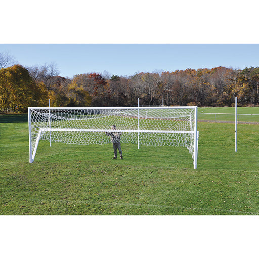 Jaypro SGP-660 - Soccer Goals - Nova  World Class Stadium Goal (8 ft.H x 24 ft.W x 6 ft.B x 6 ft.D) - NFHS, NCAA, FIFA Compliant Jaypro
