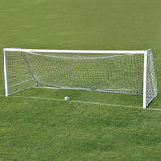 Jaypro Soccer Goal Replacement Nets (5-1/2 in. Sq. - 4mm Braided) - Classic Official Goals (8 ft.H x 24 ft.W x 4 ft.B x 10 ft.D)