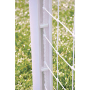 Jaypro Soccer Goal - Classic Official Square Goal Package (8 ft.H x 24 ft.W x 4 ft.B x 10 ft.D) - NFHS, NCAA, FIFA Compliant Jaypro