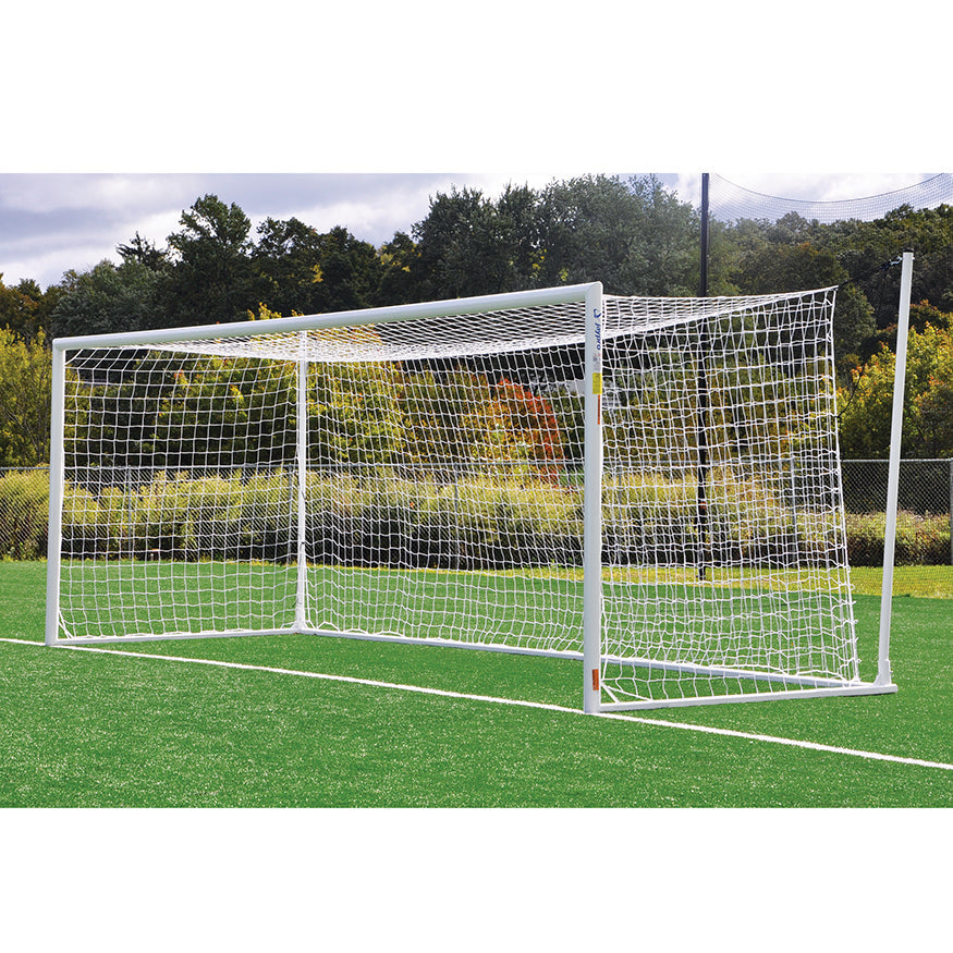 Jaypro Soccer Goals - Nova  World Cup Goal Package (8 ft.H x 24 ft.W x 7 ft.B x 8 ft.D) - NFHS, NCAA, FIFA Compliant Jaypro