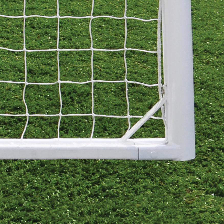 Jaypro Soccer Goals - Nova  World Cup Goal Package (8 ft.H x 24 ft.W x 7 ft.B x 8 ft.D) - NFHS, NCAA, FIFA Compliant Jaypro