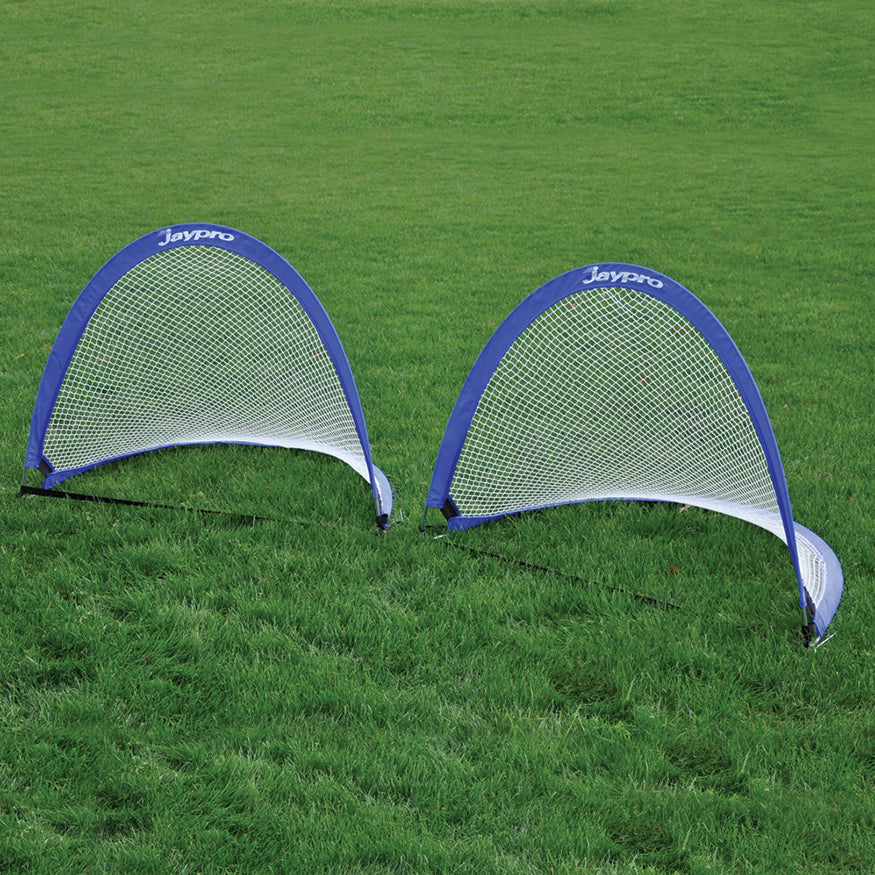 Jaypro Soccer Pop-Up Trainers with Bag (6 ft.W x 3 ft.4 in.H x 3 ft.4 in.D) (Blue)