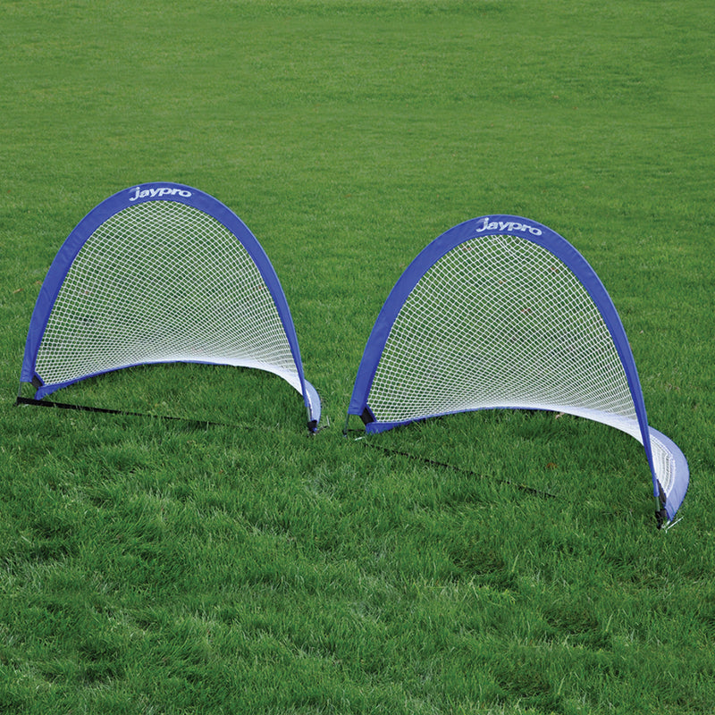 Jaypro Soccer Pop-Up Trainers with Bag (6 ft.W x 3 ft.4 in.H x 3 ft.4 in.D) (Blue)