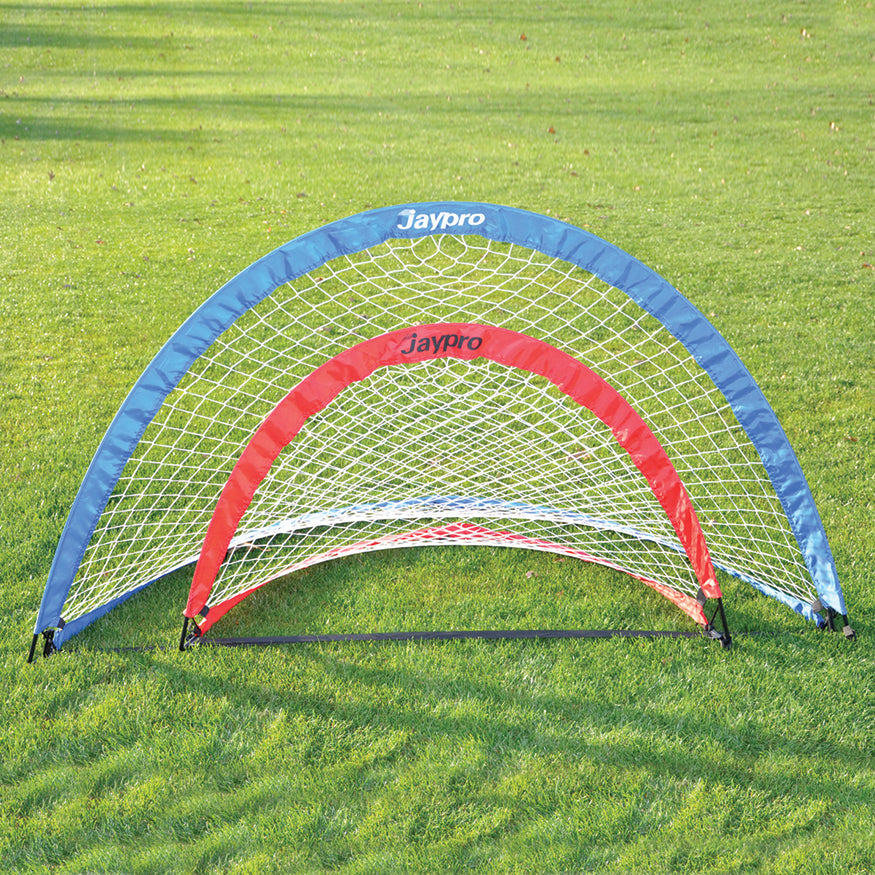 Jaypro Soccer Pop-Up Trainers with Bag (6 ft.W x 3 ft.4 in.H x 3 ft.4 in.D) (Blue)