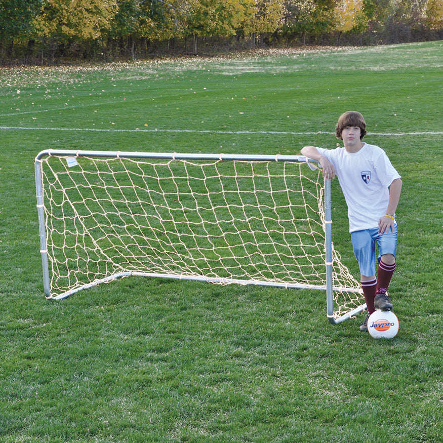 Jaypro Soccer Goal - Rugged Play Goal - Practice Goal (4 ft.H x 8 ft.W x 4 ft.D)