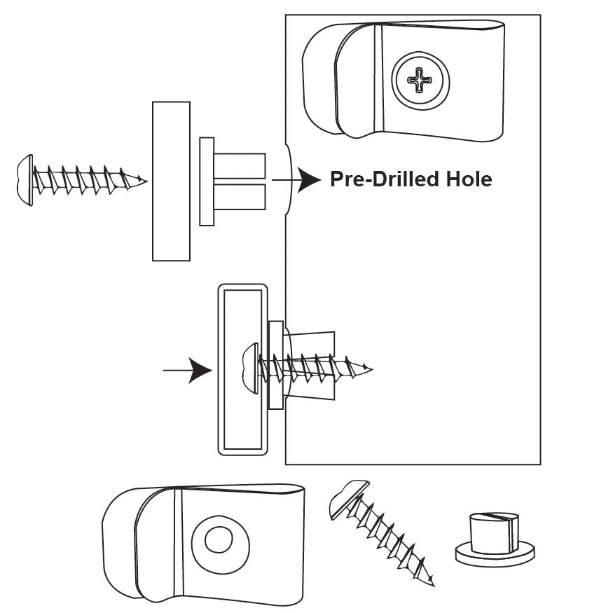 Jaypro Net Clips (Steel) with Snap Plug (Set of 35) Jaypro