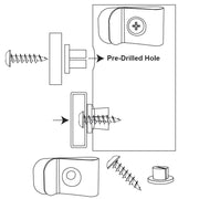 Jaypro Net Clips (Steel) with Snap Plug (Set of 70) Jaypro