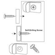 Jaypro Net Clips (Steel) with Self Drilling Screws (Set of 70) Jaypro