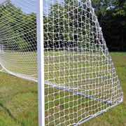 Jaypro Soccer Goal Replacement Nets (5-1/2 in. Sq. - 6mm Braided Mesh) - Classic Official Goal (8 ft.H x 24 ft.W x 4 ft.B x 10 ft.D) (White) Jaypro