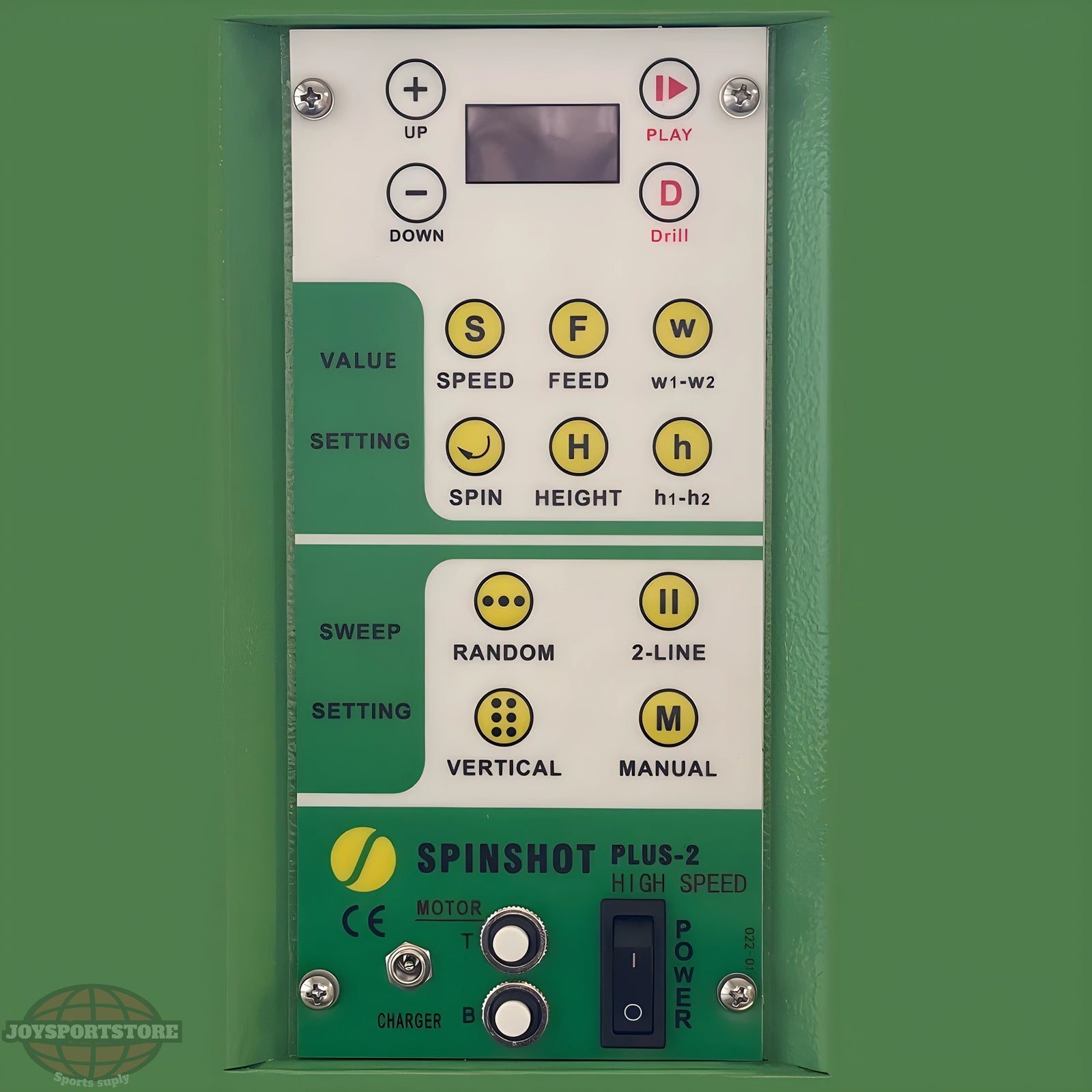 Spinshot Plus-2 Tennis Ball Machine - JoySportStore