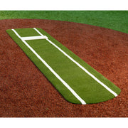 Jaypro Softball Practice Mat Spiked with Lanes / Lines (Green)