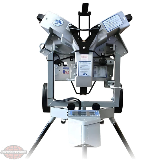 Sports Attack I-Hack Machine for training pitchers and hitters with adjustable settings and durable design