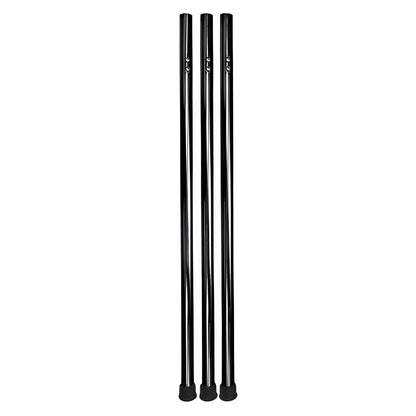 Three black Sports Attack Junior Hack training poles for enhancing athletic performance