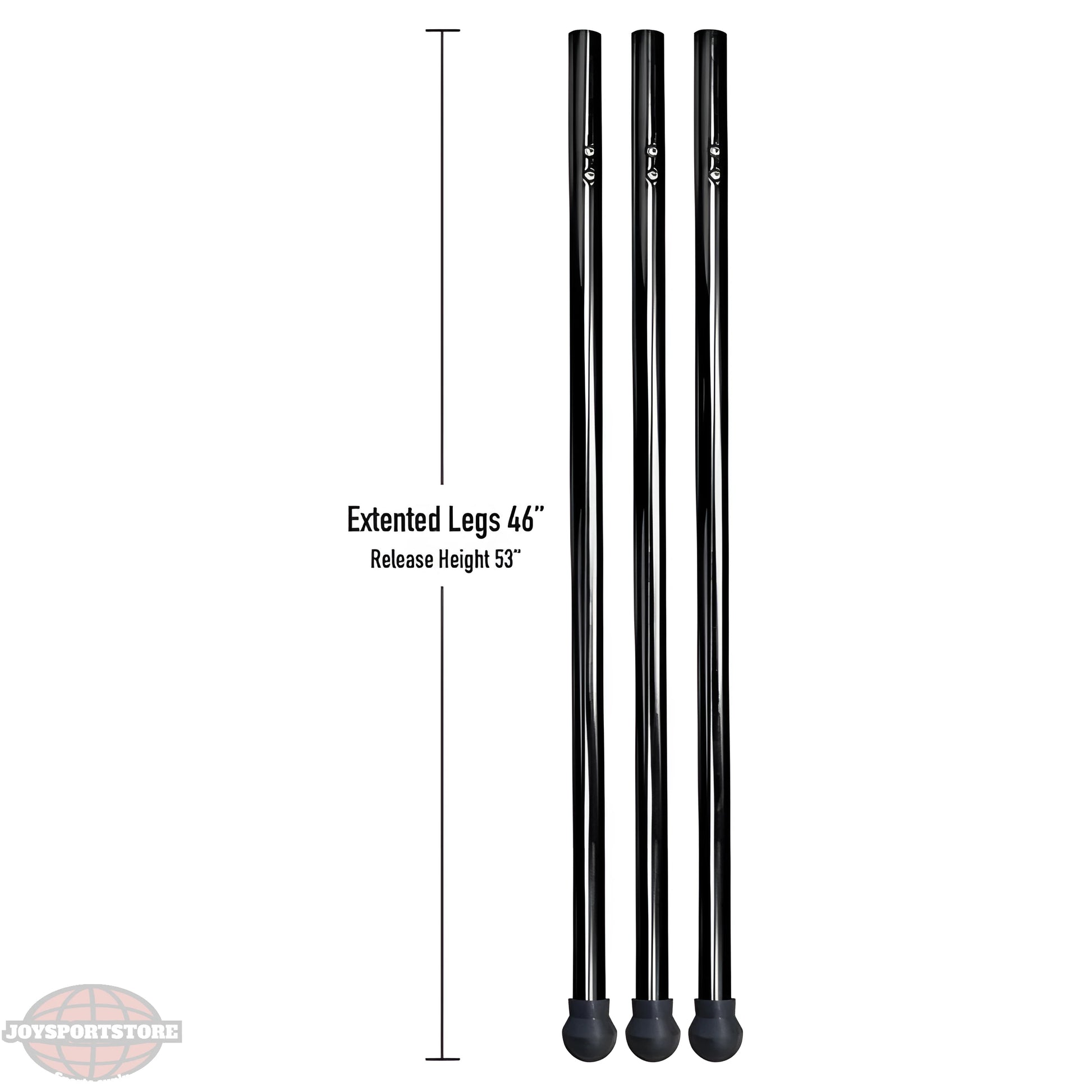 Sports Attack Junior Hack with extended legs at 46 inches for a release height of 53 inches