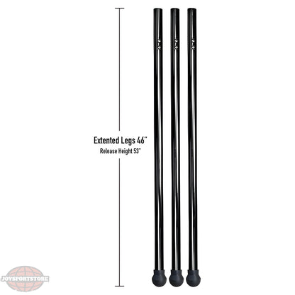 Sports Attack Junior Hack with extended legs at 46 inches for a release height of 53 inches