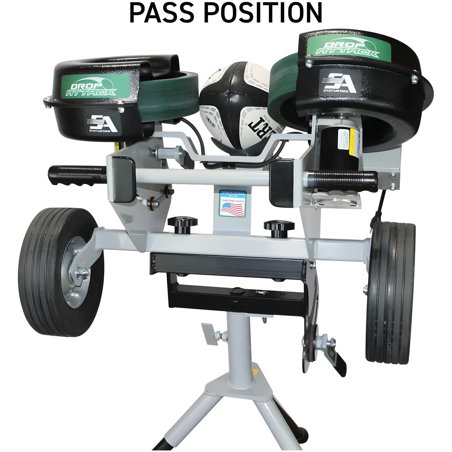 Sports Attack Rugby Machine designed for accurate passing practice and training sessions