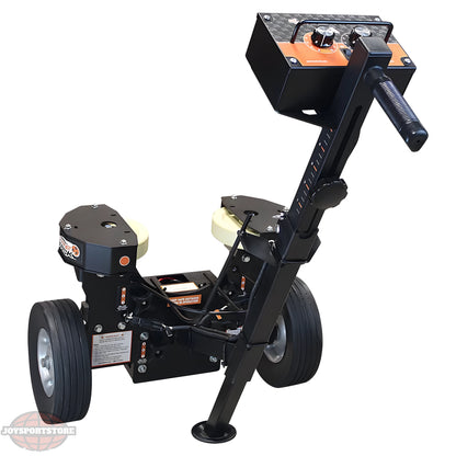 Sports Attack Soccer-Machine with adjustable settings for practicing soccer skills and improving performance