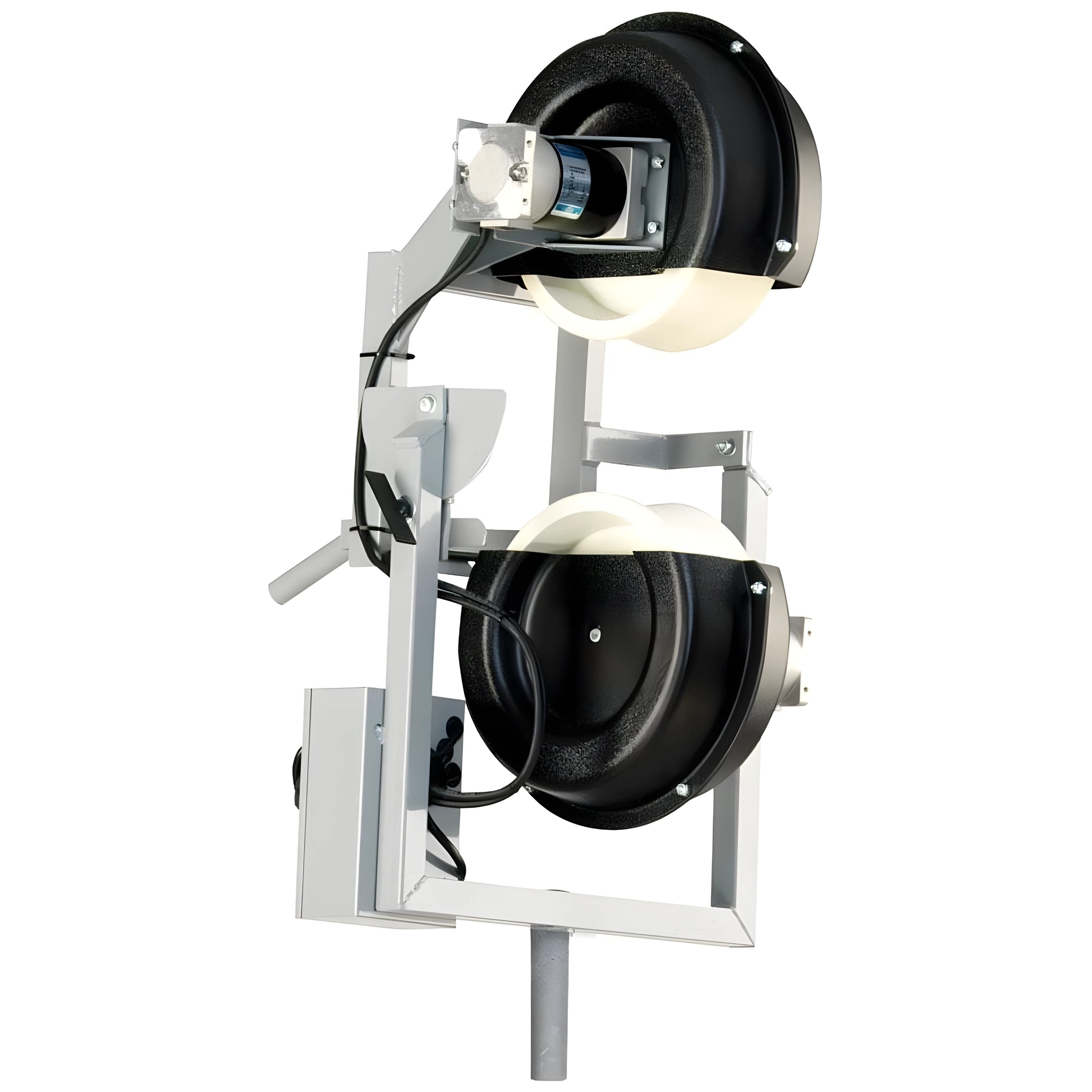 Sports Attack Volleyball Machine featuring dual wheels for precise ball delivery and practice efficiency