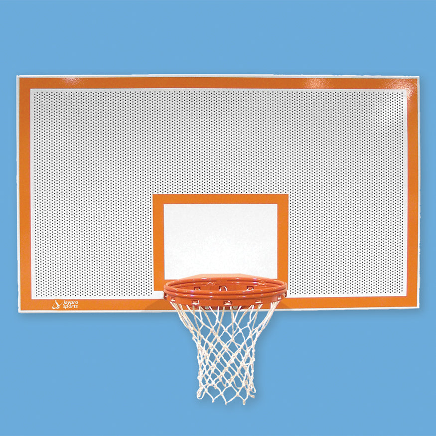 Jaypro Backboard - Perforated Steel - Rectangle (72 in.W x 42 in.H) (Outdoor) Jaypro