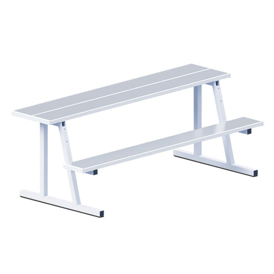 Jaypro Scorer Table (Outdoor) with Bench - 7-1/2 ft. - Portable Jaypro