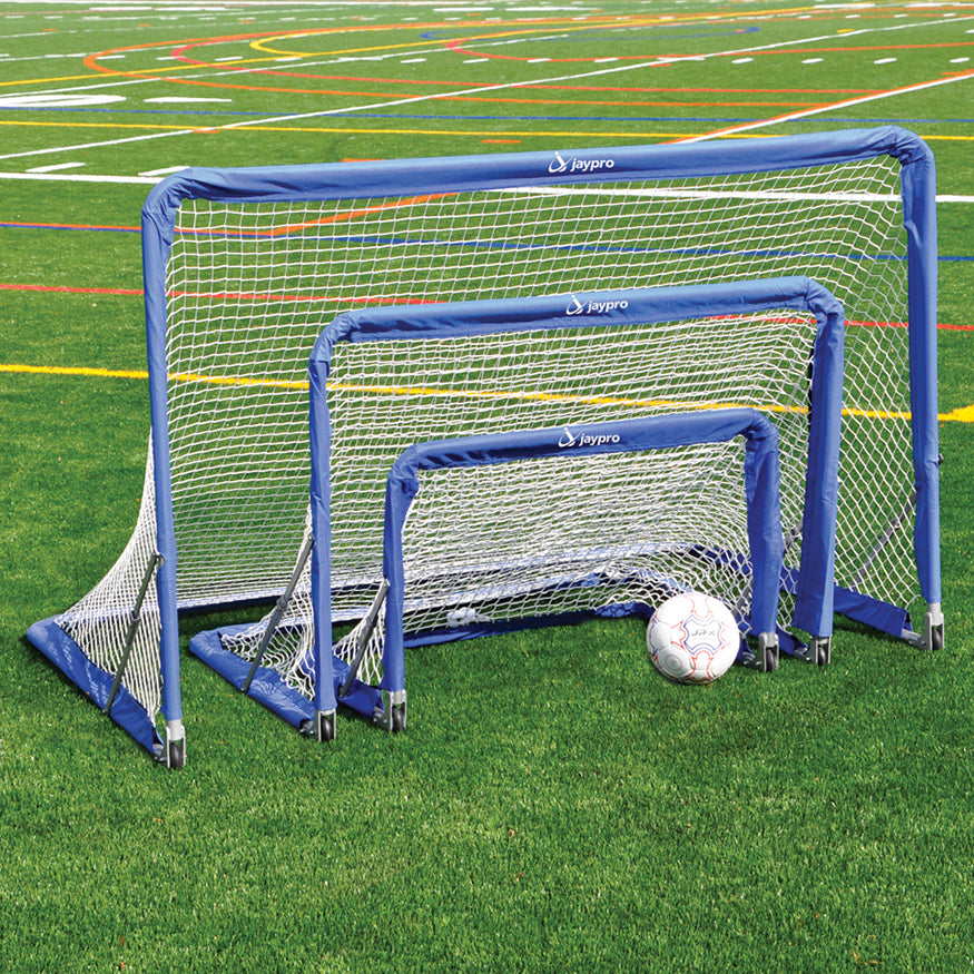 Jaypro Soccer Training Goal - Goal Runner  (3 ft.H x 4 ft.W) (Blue)