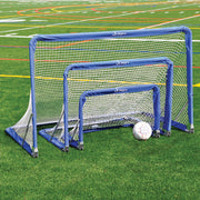 Jaypro Soccer Training Goal - Goal Runner  (3 ft.H x 4 ft.W) (Blue)