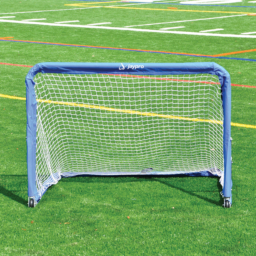 Jaypro Soccer Training Goal - Goal Runner  (3 ft.H x 4 ft.W) (Blue)