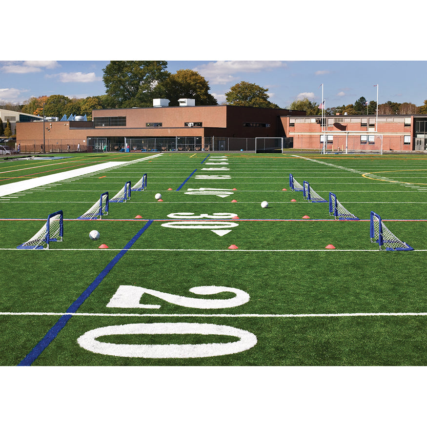 Jaypro Soccer Training Goal - Goal Runner  (4 ft.H x 6 ft.W) (Blue)