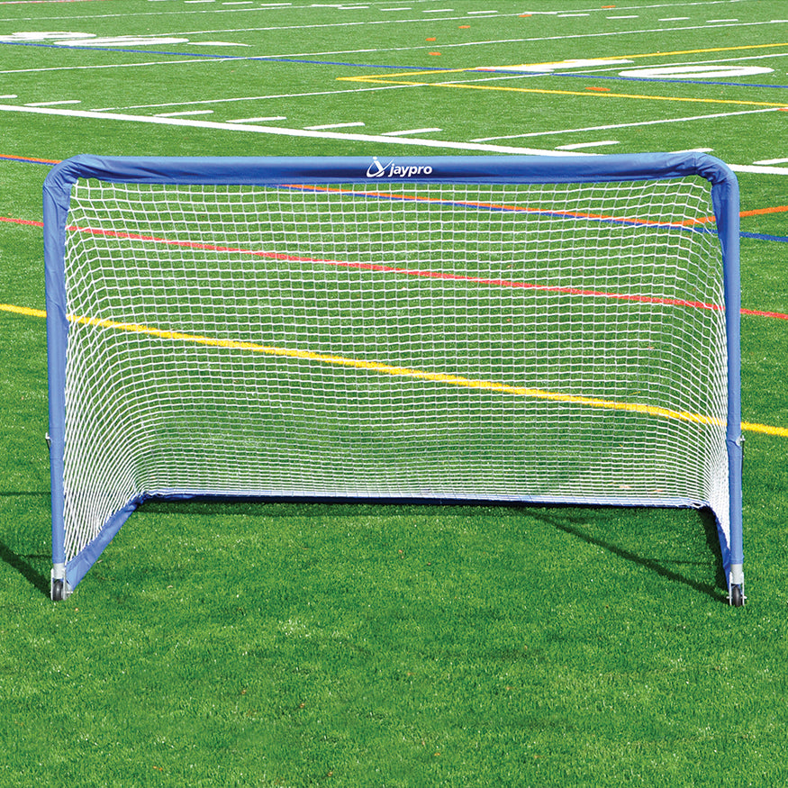 Jaypro Soccer Training Goal - Goal Runner  (4 ft.H x 6 ft.W) (Blue)