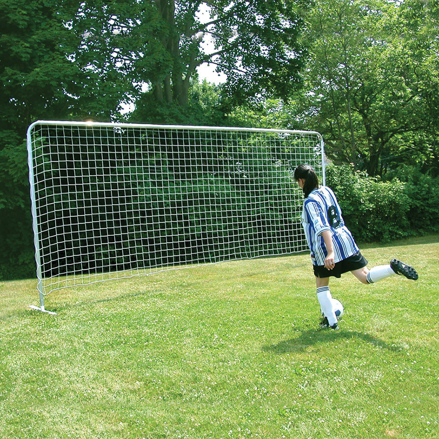 Jaypro Soccer Training Goal with Bag - Medium (7-1/2 ft.H x 18 ft.W)