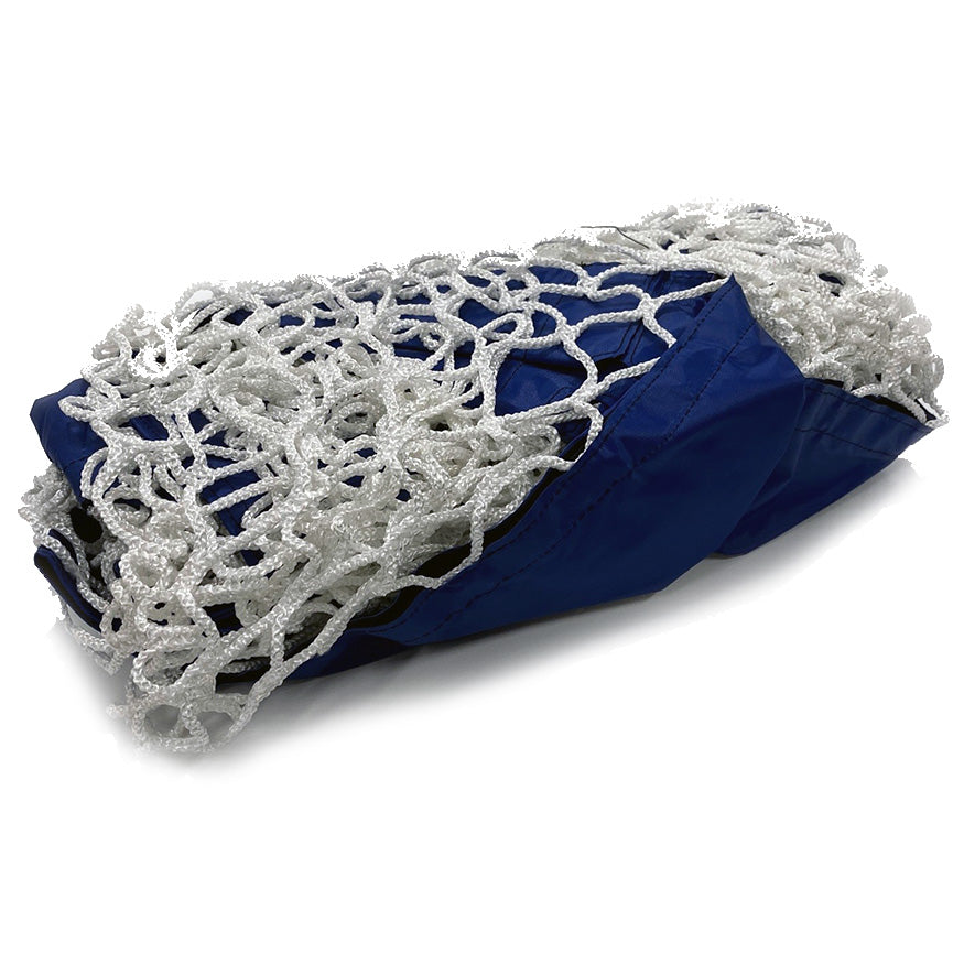 Jaypro Replacement Net - Soccer Training Goal  - Large - Goal Runner  (4 ft.H x 6 ft.W) (White with Blue Sleeve)