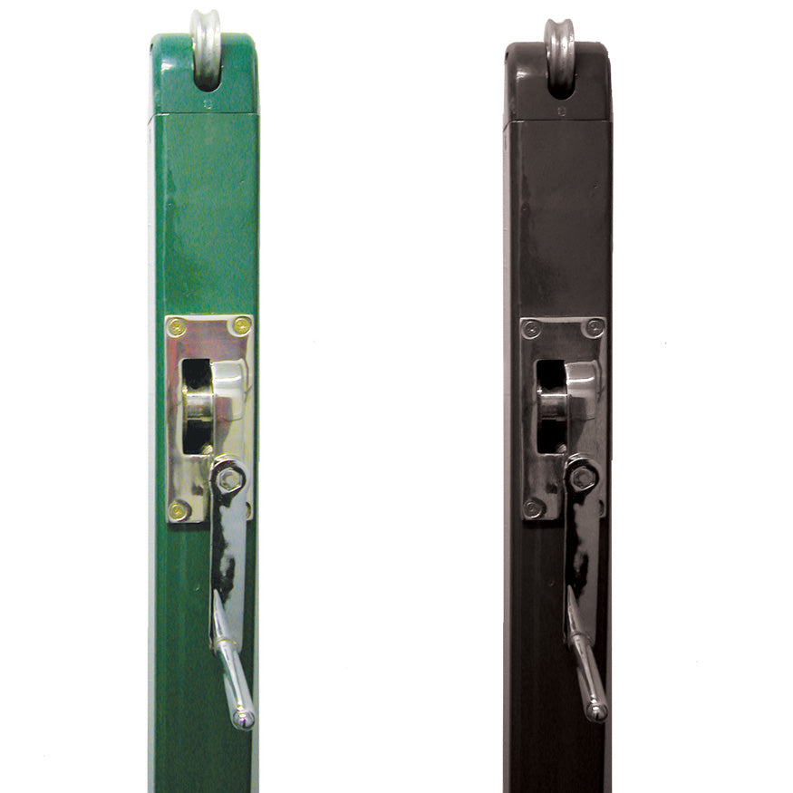 Jaypro Tennis Posts - (3 in. Post) (Outdoor) - Club Tennis Upright (Square)