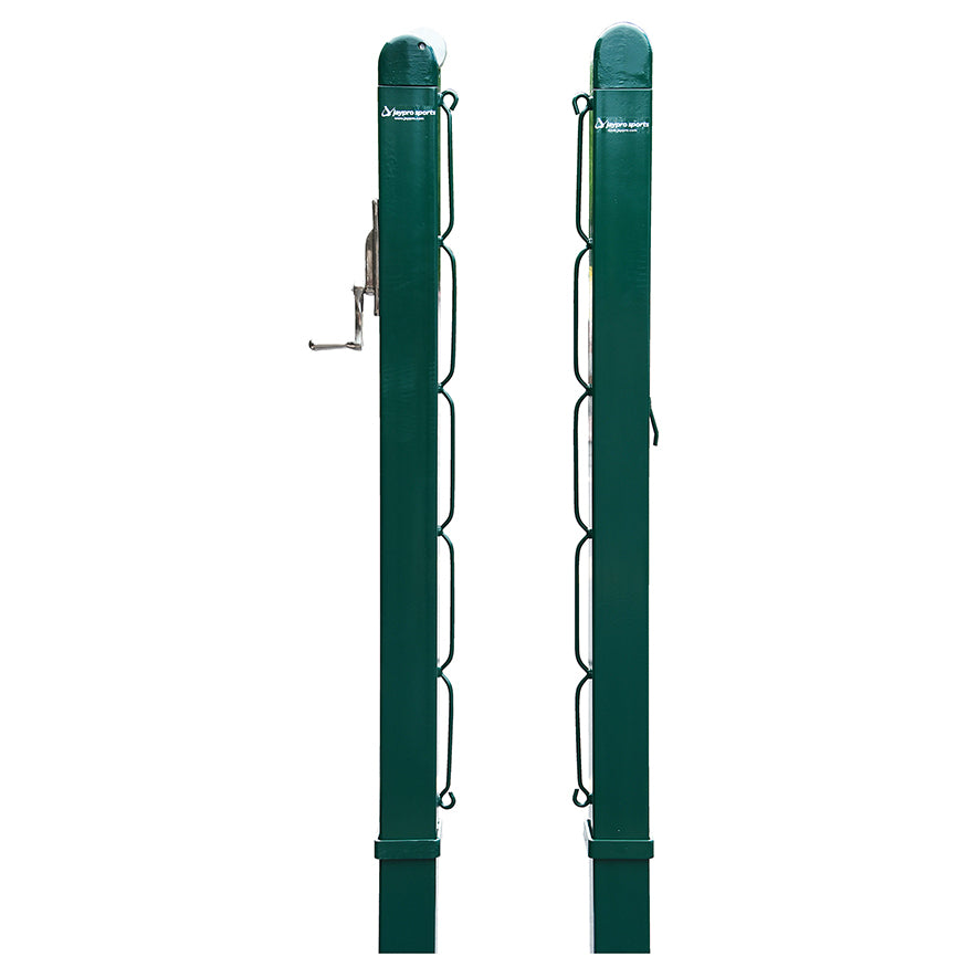 Jaypro Tennis Posts - (3 in. Post) (Outdoor) - Club Tennis Upright (Square)