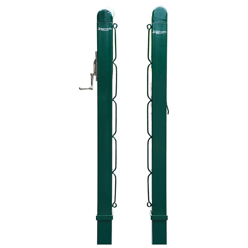 Jaypro Tennis Posts - (3 in. Post) (Outdoor) - Club Tennis Upright (Square)
