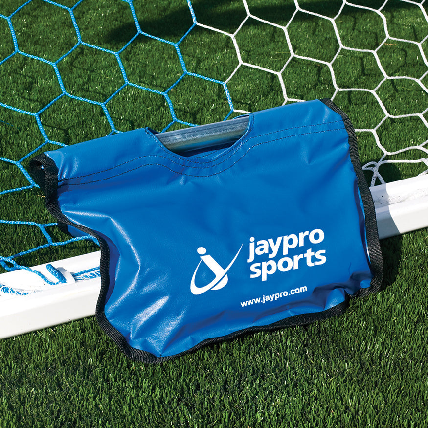 Jaypro Sandbag Anchor - Saddle-bag with Steel Handle (50 Lb.) (Blue) Jaypro
