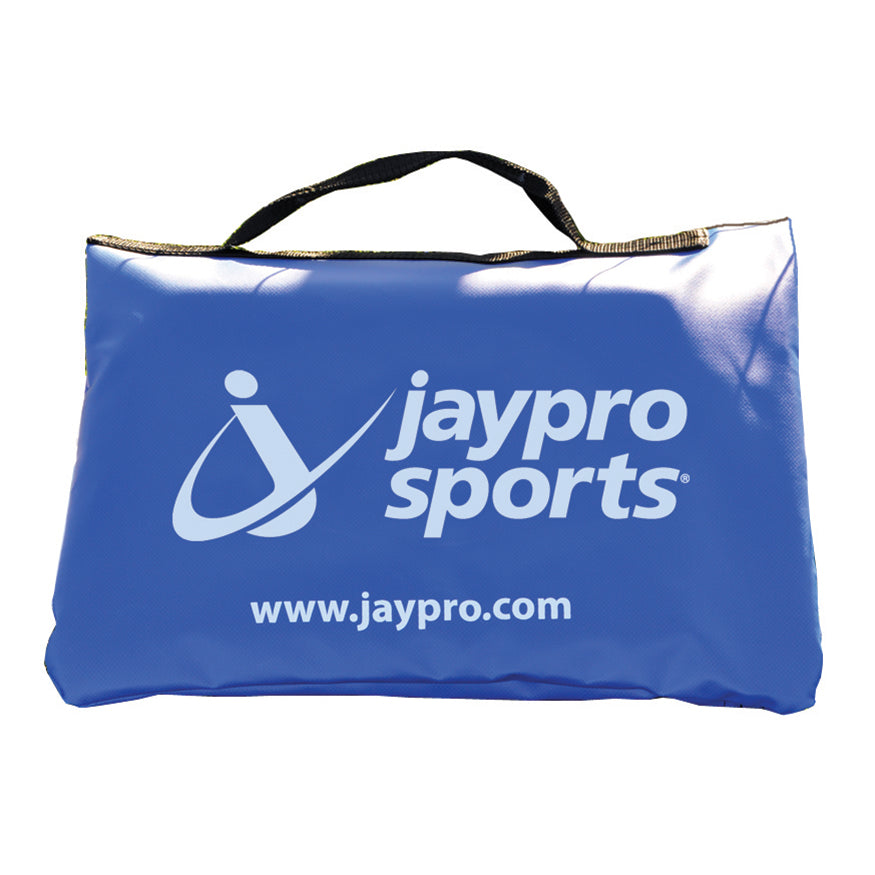 Jaypro Sandbag Anchor - Saddle-bag with Nylon Handle (50 Lb.) (Blue) Jaypro